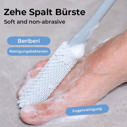 Toe gap cleaning brush