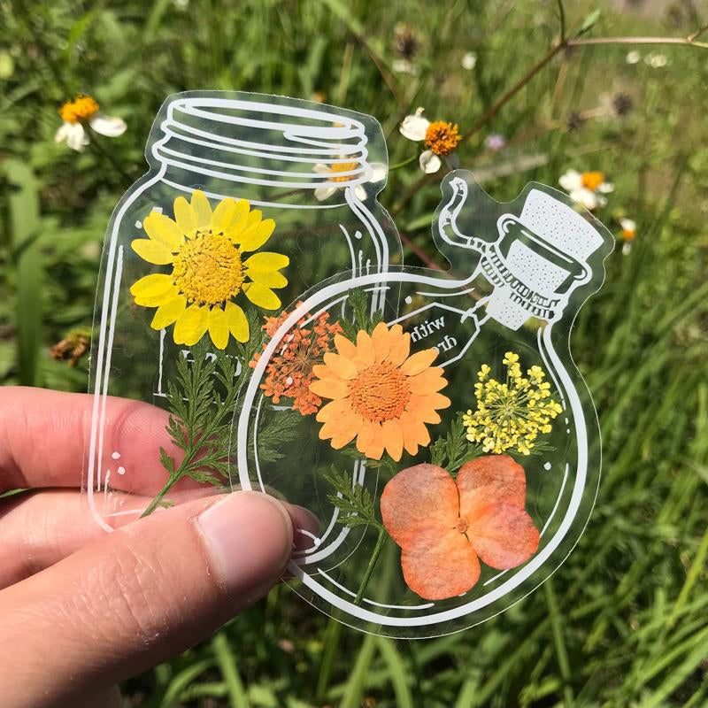 Bookmarks for dried flowers