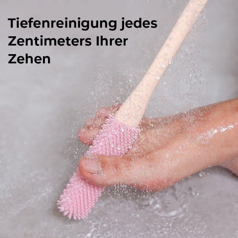 Toe gap cleaning brush