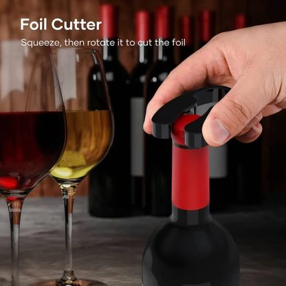 Vacuum bottle opener