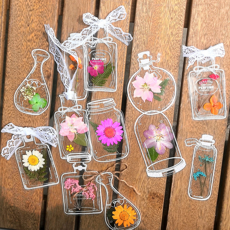 Bookmarks for dried flowers