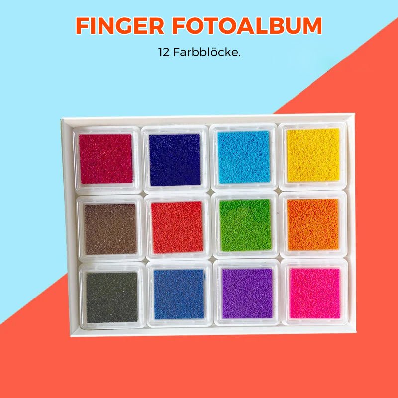 Montessori Finger Paint Set | Promote motor skills & creativity+ book