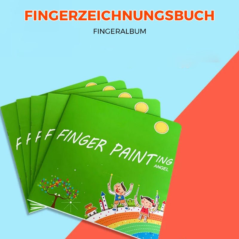 Montessori Finger Paint Set | Promote motor skills & creativity+ book