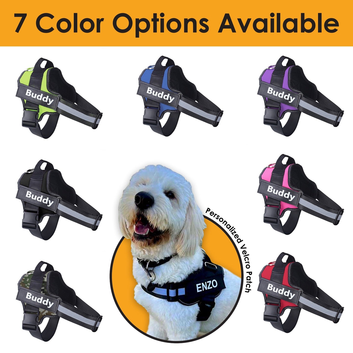 Personalized No Pull Dog Harness