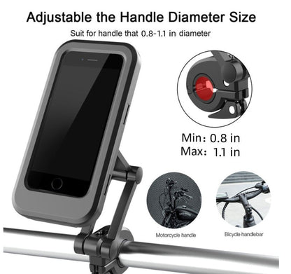 🔥Waterproof Bicycle & Motorcycle Phone Holder