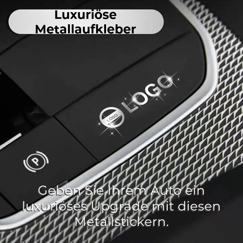 Luxus Metall Autoaufkleber