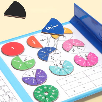 Magnetisches Montessori Bruchpuzzle