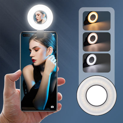 Magnetisches Selfie-Licht mit Clip