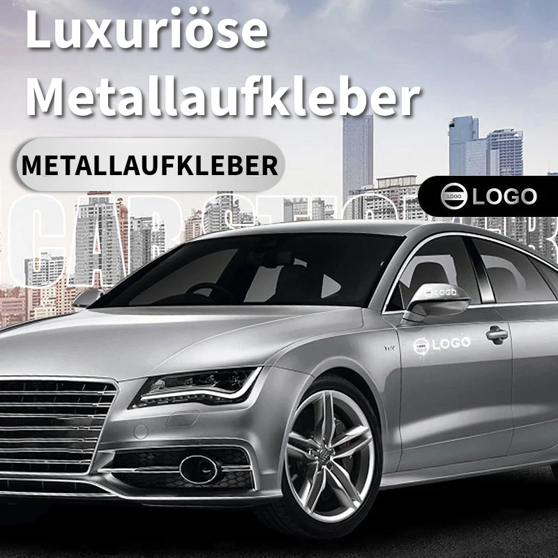 Luxus Metall Autoaufkleber