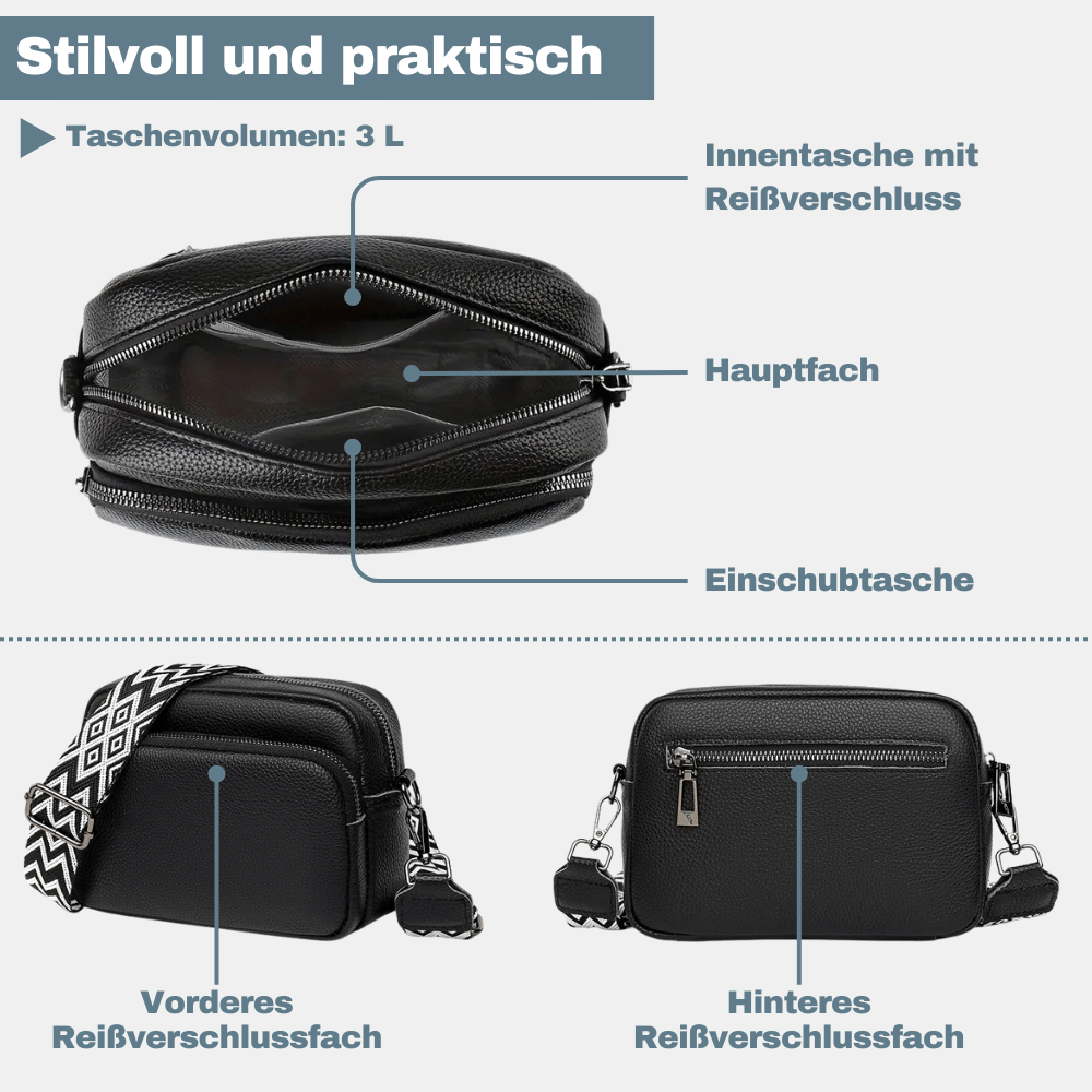 LoxBag Leder Umhängetasche